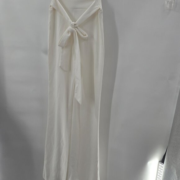 Windsor White Elastic Pull On Back Tie Trousers Size XS - Picture 6 of 13
